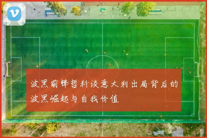 波黑前锋哲科谈意大利出局背后的波黑崛起与自我价值